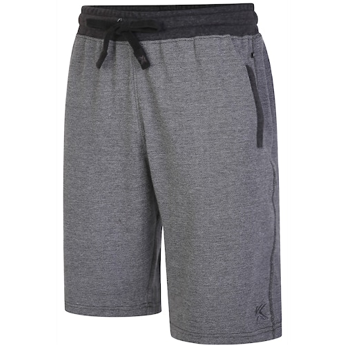 KAM Terry Contrast Shorts Charcoal